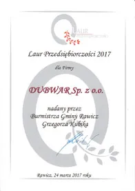 Certyfikat Laur Klienta